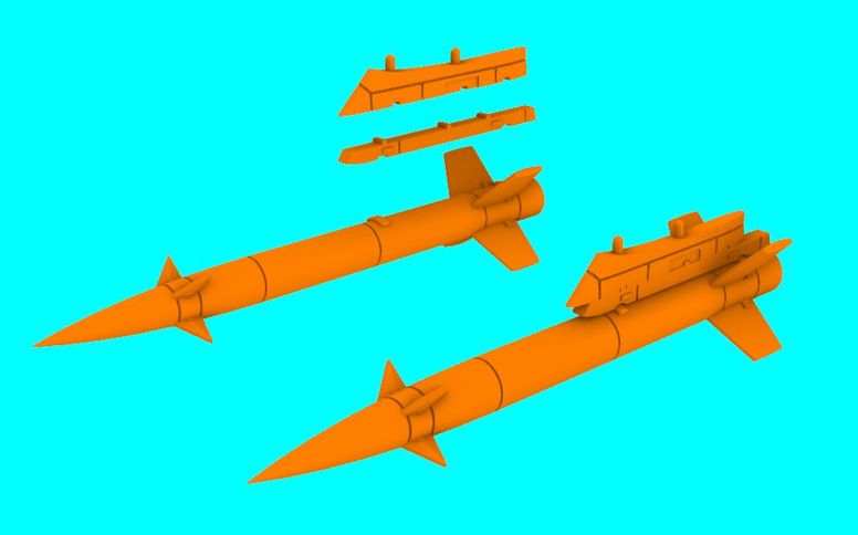 Pescator anti-ship missile incl. launch pod 2pcs